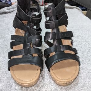 American Eagle Strappy Wedge Sandals